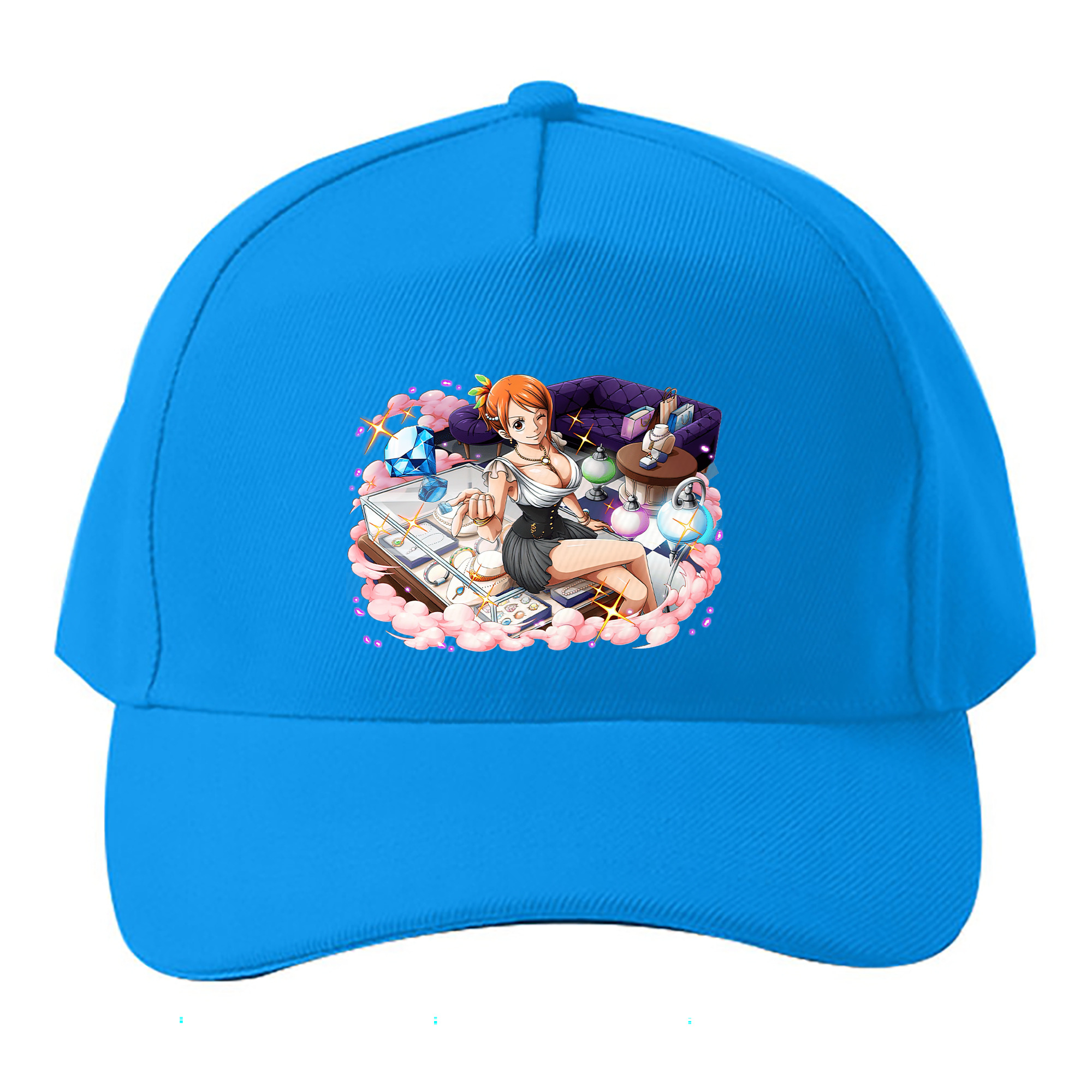 （画像用） ワンピース ナミ ONE PIECE Nami ベースボールキャップ 綿100％ 男女兼用 帽子 スポーツ